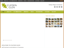 Tablet Screenshot of clifdenglen.com
